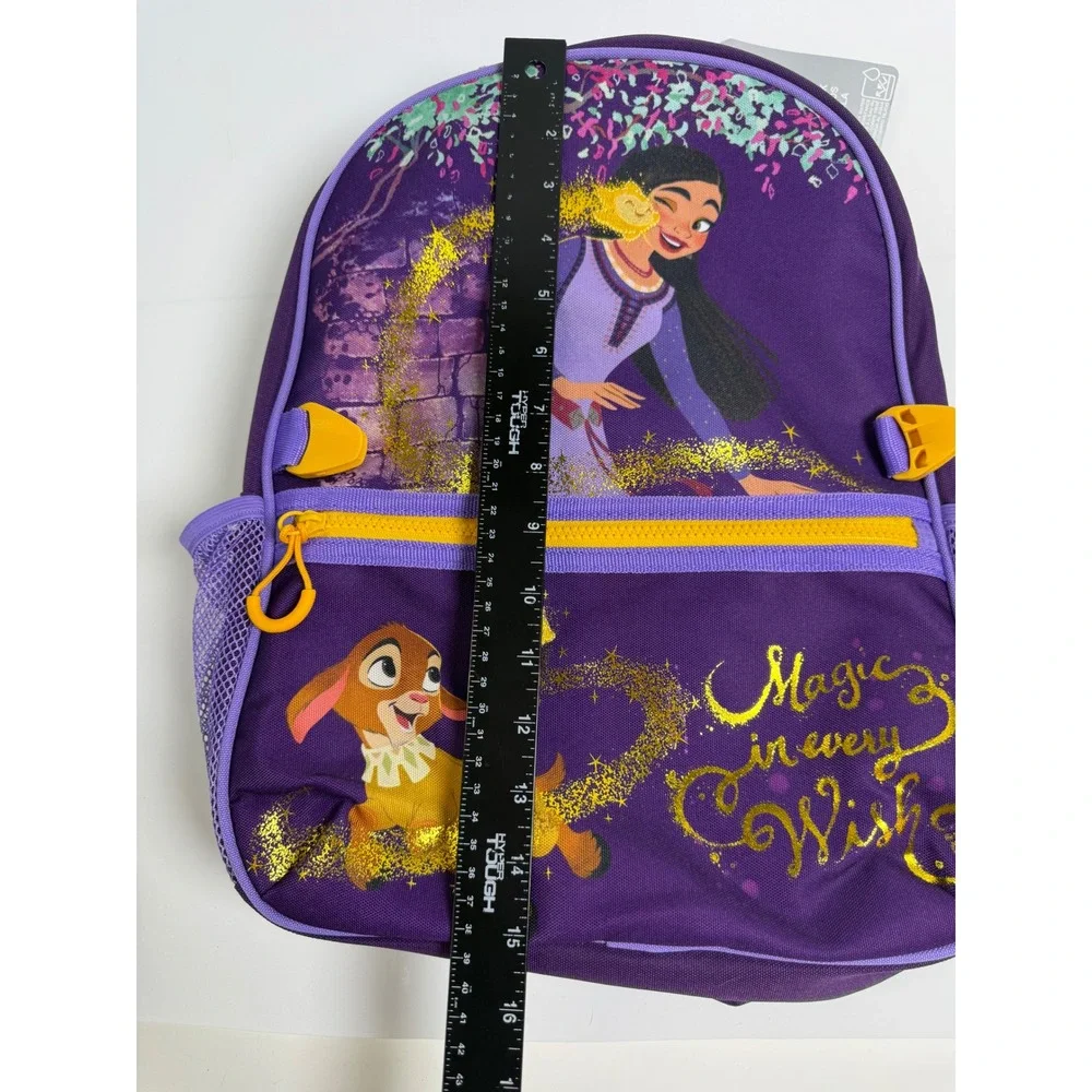 NWT Disney Wish Asha Valentino Purple Backpack Tech Sleeve Magic Every Wish New